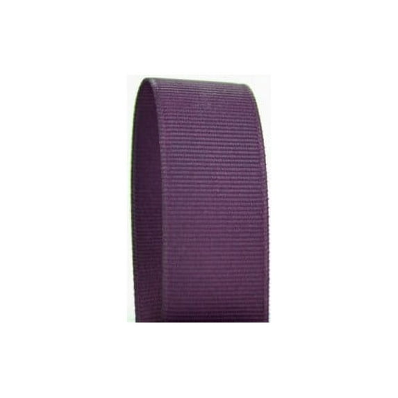 Ribbon Bazaar Solid Grosgrain Ribbon 1-1/2 inch Plum 50 yards 100% Polyester