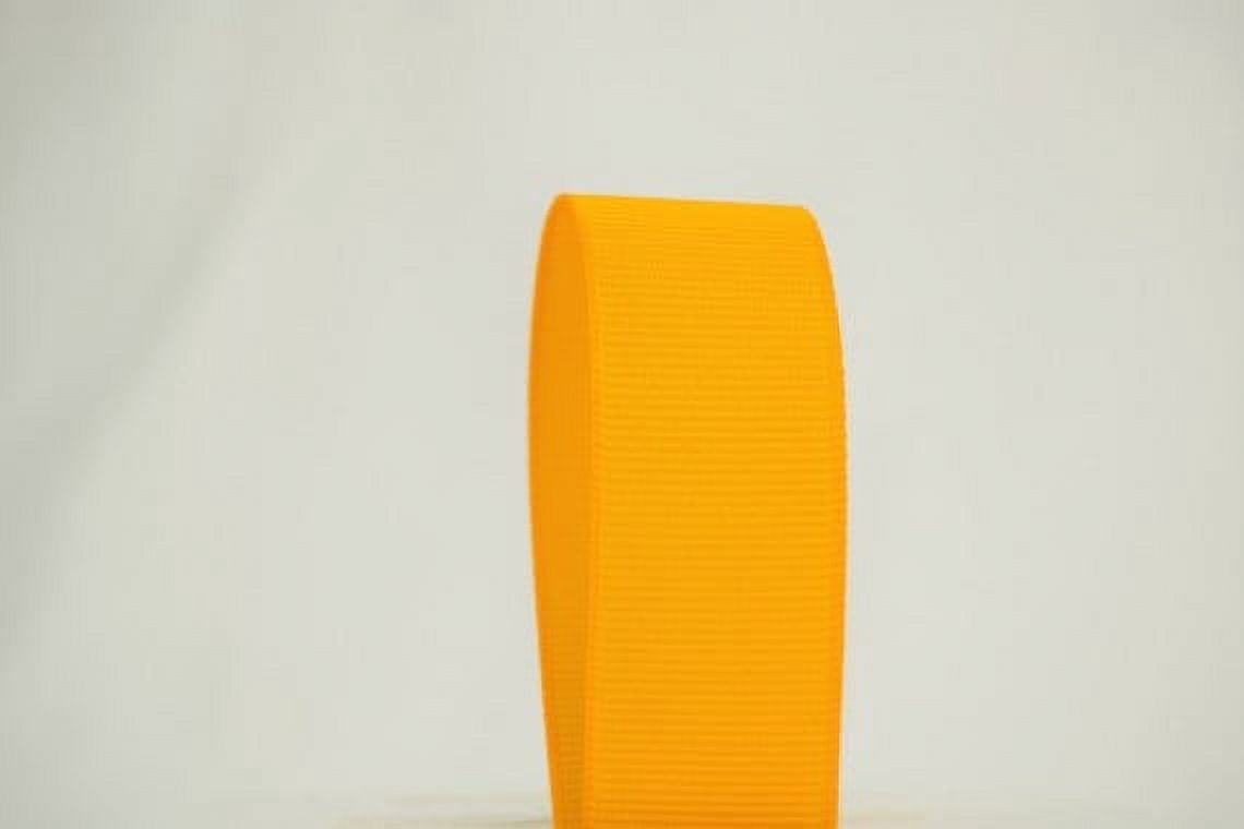 Ribbon Bazaar Solid Grosgrain Ribbon 1-1/2 inch Yellow Gold 50 yards 100% Polyester