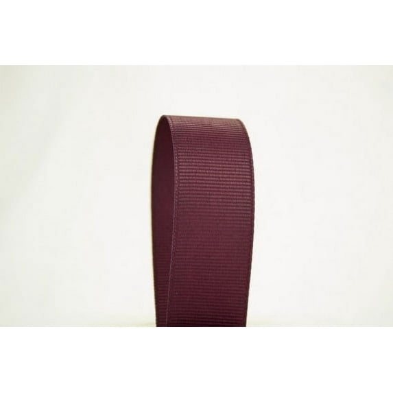 Ribbon Bazaar Solid Grosgrain Ribbon 1/4 inch Sangria 50 yards 100% Polyester