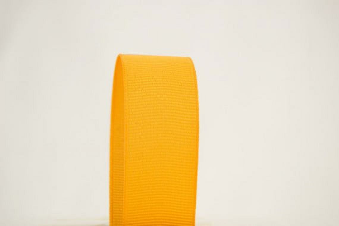 Ribbon Bazaar Solid Grosgrain Ribbon 2-1/4 inch Gold 50 yards 100% Polyester