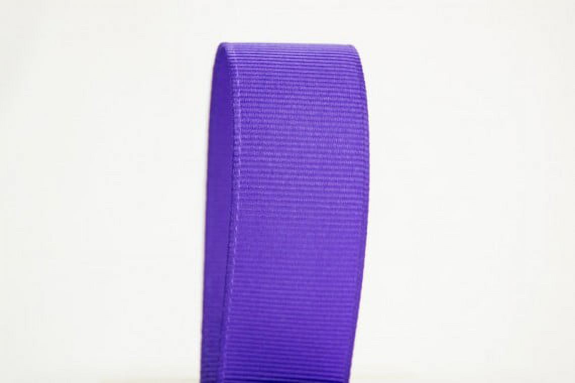 Ribbon Bazaar Solid Grosgrain Ribbon 3/8 inch Delphinium 50 yards 100