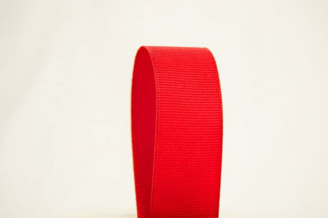 Ribbon Bazaar Solid Grosgrain Ribbon 3/8 inch Red 50 yards 100