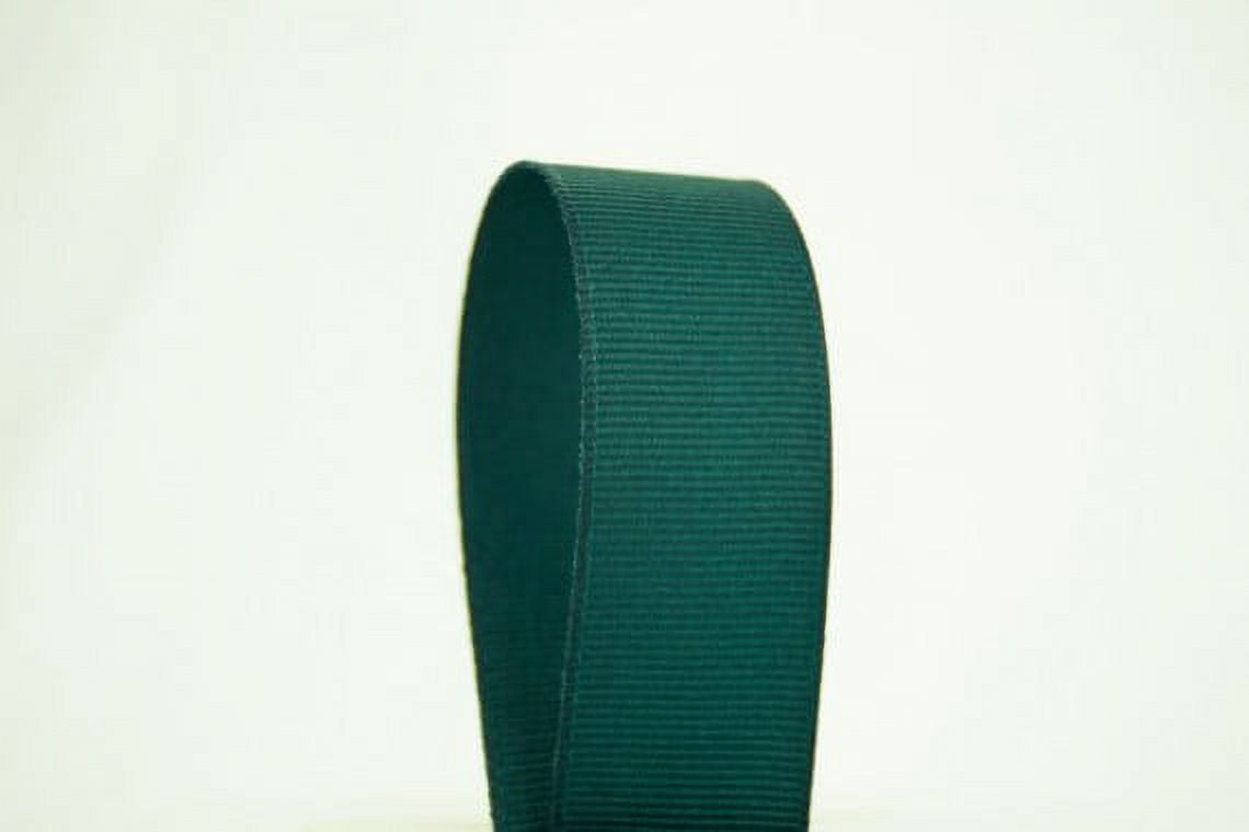 Ribbon Bazaar Solid Grosgrain Ribbon 3/8 inch Spruce 50 yards 100