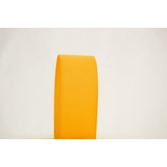 Ribbon Bazaar Solid Grosgrain Ribbon 3 inch Gold 50 yards 100% Polyester