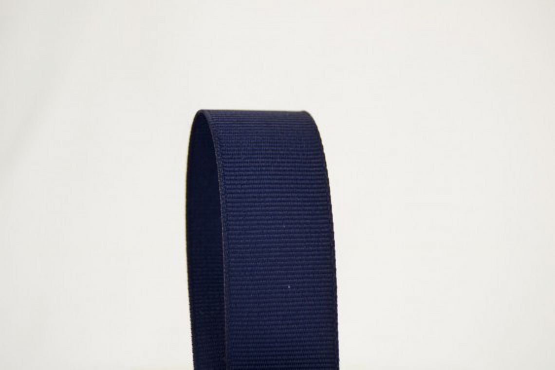 Ribbon Bazaar Solid Grosgrain Ribbon 4 inch Navy 50 yards 100% Polyester