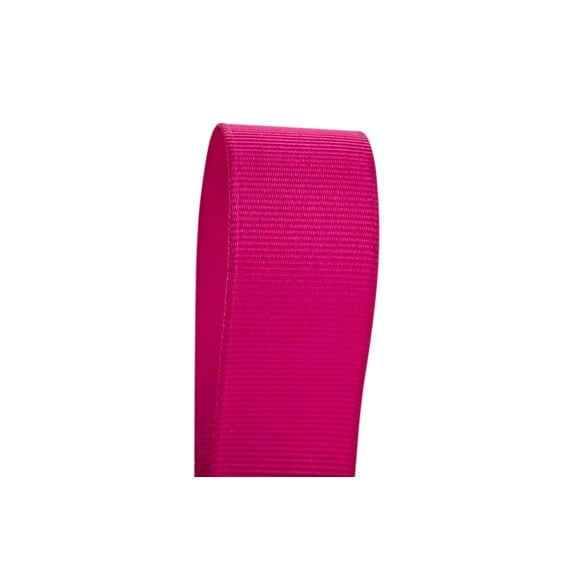 Ribbon Bazaar Solid Grosgrain Ribbon 7/8 inch Azalea 50 yards 100% Polyester