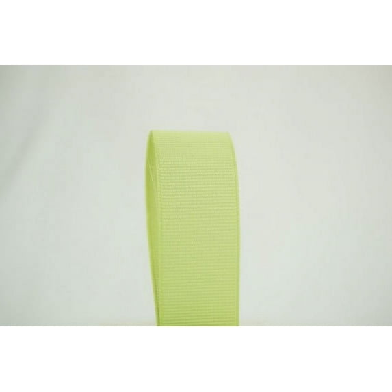 Ribbon Bazaar Solid Grosgrain Ribbon 7/8 inch Lime Juice 50 yards 100% Polyester