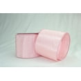 thumbnail image 1 of Ribbon Bazaar Wired Bengaline Moire Ribbon 3-1/2 inch Light Pink (Same Edge) 10 yards, 1 of 1