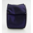 thumbnail image 1 of Ribbon Bazaar Wired Iridescent Taffeta 2-1/2 inch Deep Purple (Same Color Edge) 10 yards 100% Acetate Ribbon, 1 of 1