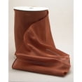 thumbnail image 1 of Ribbon Bazaar Wired Shiny Taffeta Plain 3-1/2 inch Copper 10 yards Ribbon, 1 of 1