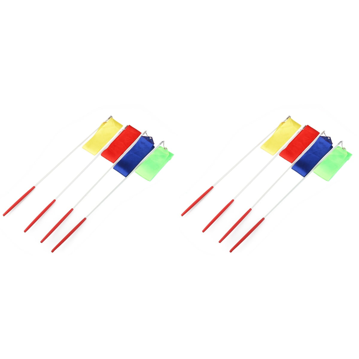 Colorful Ribbon Gymnastics Workout Equipment Set, 2 Pieces Rhythmic Gym ...