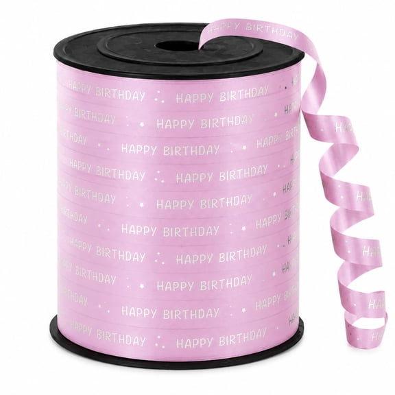 Ribbon Curling Crimped, Balloon String Shiny Metallic Roll for Gift Wrapping Ribbon for Birthday Party Festival Art Craft Decor Florist Flowers Decoration