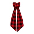 thumbnail image 1 of Ribbon Curtain Tieback Drapery Holder Decorative Window Curtain Accessory, Adjustable Drapery Fastener With Plaid Pattern For Bedroom Living Room Dormitory Home Decoration, 1 of 2