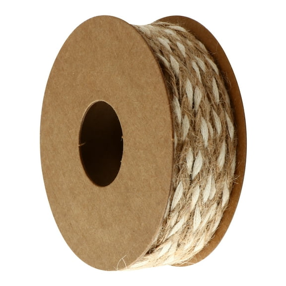 Ribbon DIY Handmade Natural Jute Twine Burlap Fishing Net Hair Bow Decorate