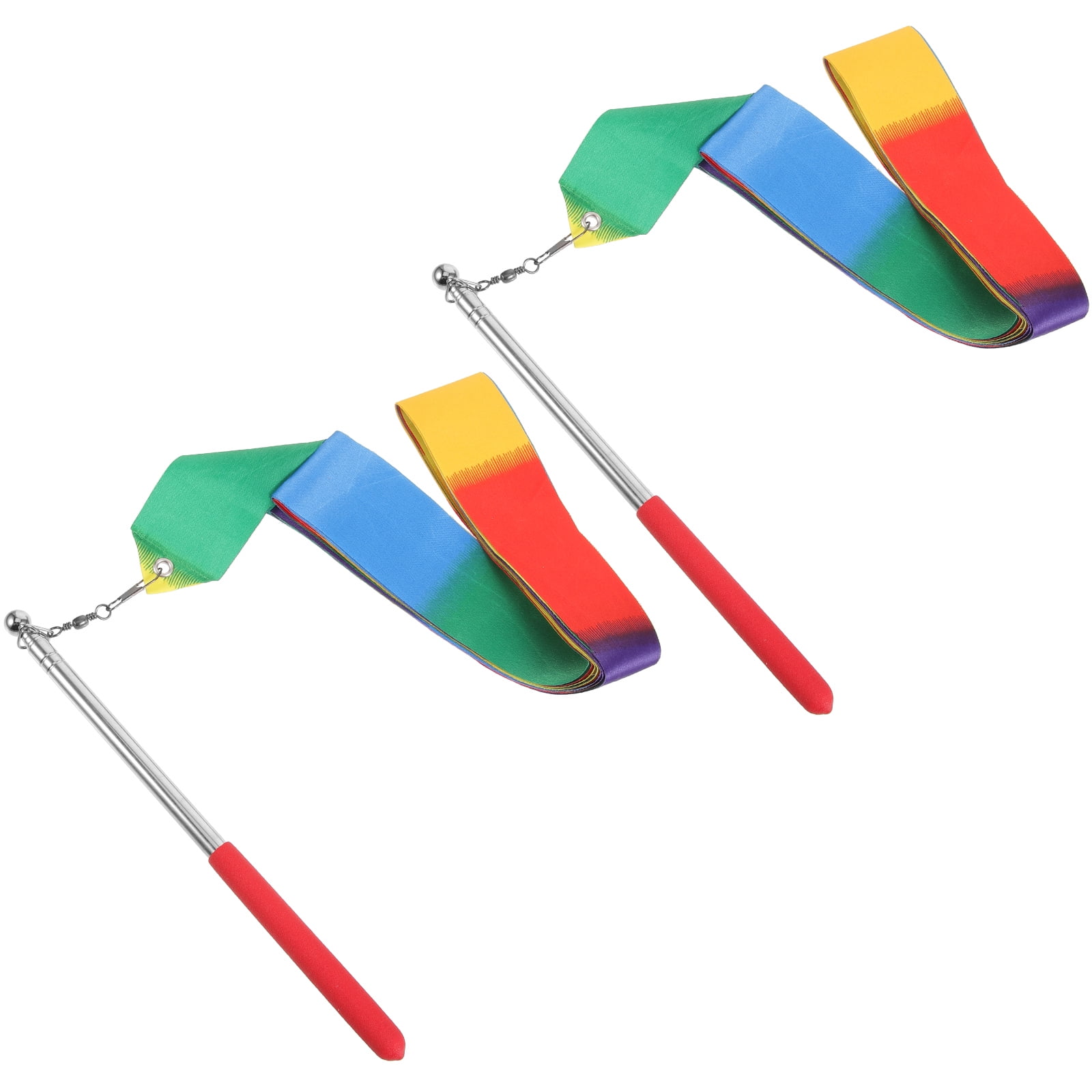 Ribbon Dancer Wand Gymnastics Colorful Streamers Gymkata Rhythm Sticks Artistic Dancing Ribbons