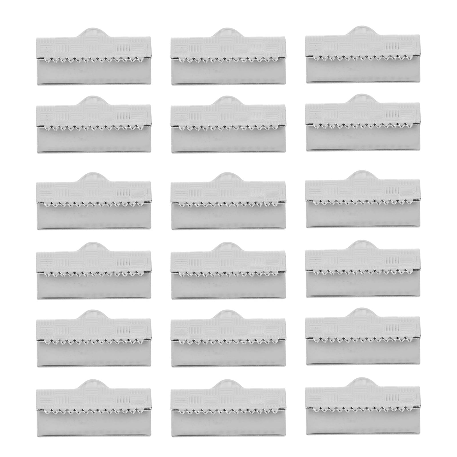 Ribbon End Clamp 50pcs Jewelry Necklace Making Leather Crimp Ends