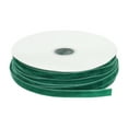 thumbnail image 1 of Uxcell Velvet Ribbon Wrapping 3/8" x 50 Yard Dark Green Single Face Craft Velvet, 1 of 5