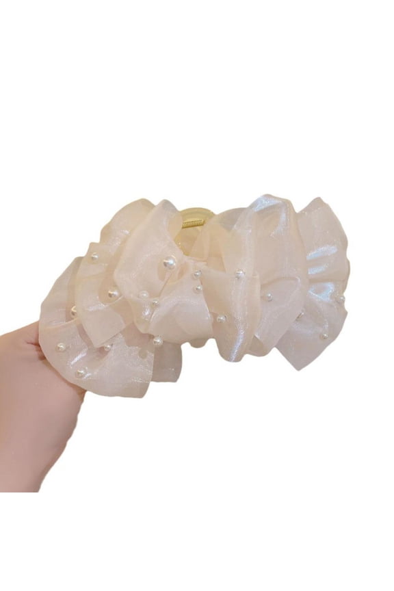 Ribbon Hairgrips Big Bow Hairpin For Women Girls Satin Clij Trendy Hair J-