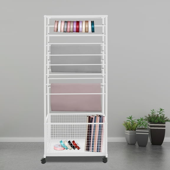 Ribbon Holder Organizer Rack Ribbon Storage Holder Multifunctional Ribbon Display Stand for flower shops