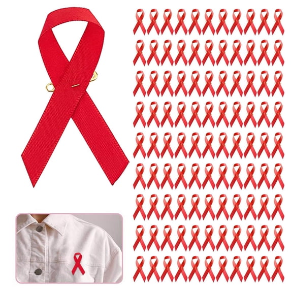 Ribbon Lapel Pin Set, Awareness Brooch Pins, Charity Ribbon Badge ...