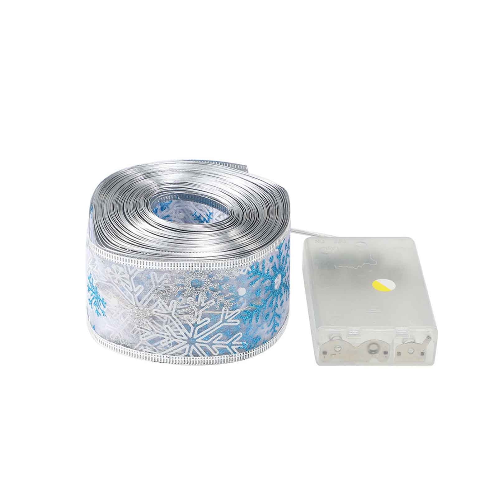 Ribbon Lights Battery Model Christmas Tree Decoration Lights Snowflake