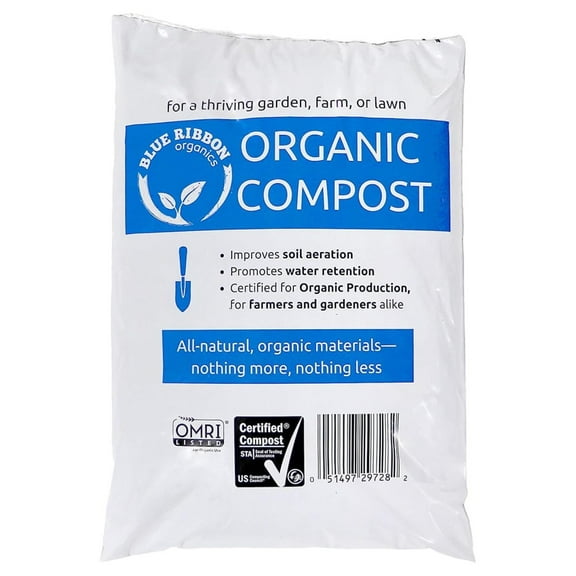 Ribbon Organics OMRI Certified Organic Compost Size: 7.9 Gallons, 32-35 Pound Bag