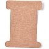 Ribbon Organizer Twine Storage Ribbon Spools Embroidery Lace Thread Holders BurlyWood 10.2x7.9x0.1cm Hole: 0.6cm