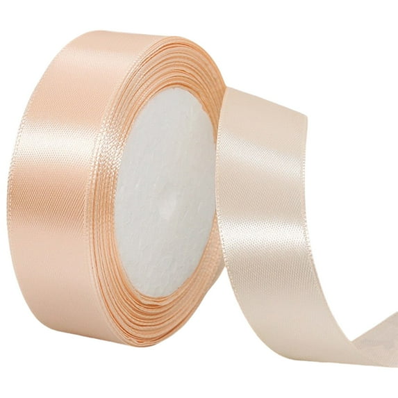 Ribbon 22M X 4Cm Satin Wedding Ribbon Roll - High-Quality Polyester Ribbon for Bouquets, Bows & Home Decor Crafts Ribbon for Gift Wrapping Harlik