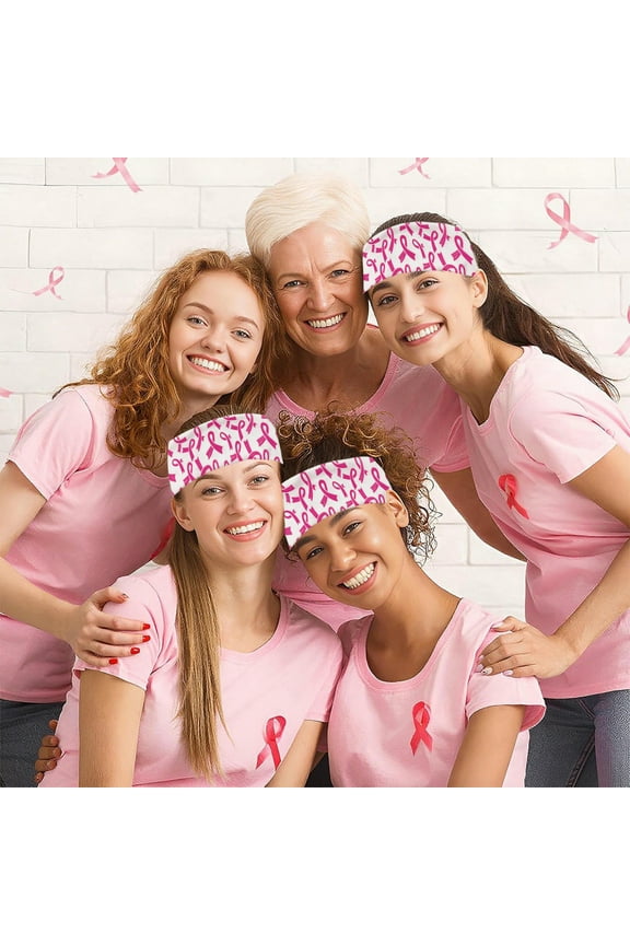 Ribbon Printed Hair Tie Headband, Women’s Yoga Sports Exercise Tie Head Wrap Wash Face Bandana Hair Accessories Adjustable Fashion Workout Head Scarf