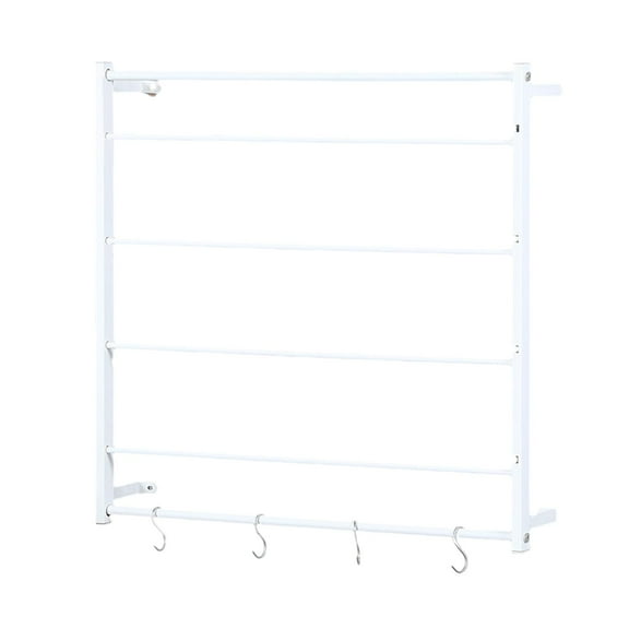 Ribbon Rack Ribbons Roll Storage Display Rack Thread Holder Wire Spool Rack for Valentine Gift Florist Washi Tape Vinyl Rolls white 67cmx67cm
