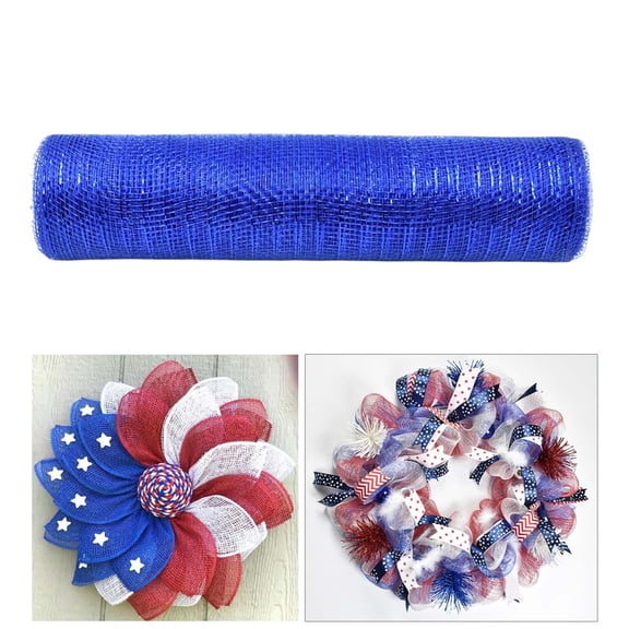 Ribbon Rolls for Wreath Art Craft Supplies Blue