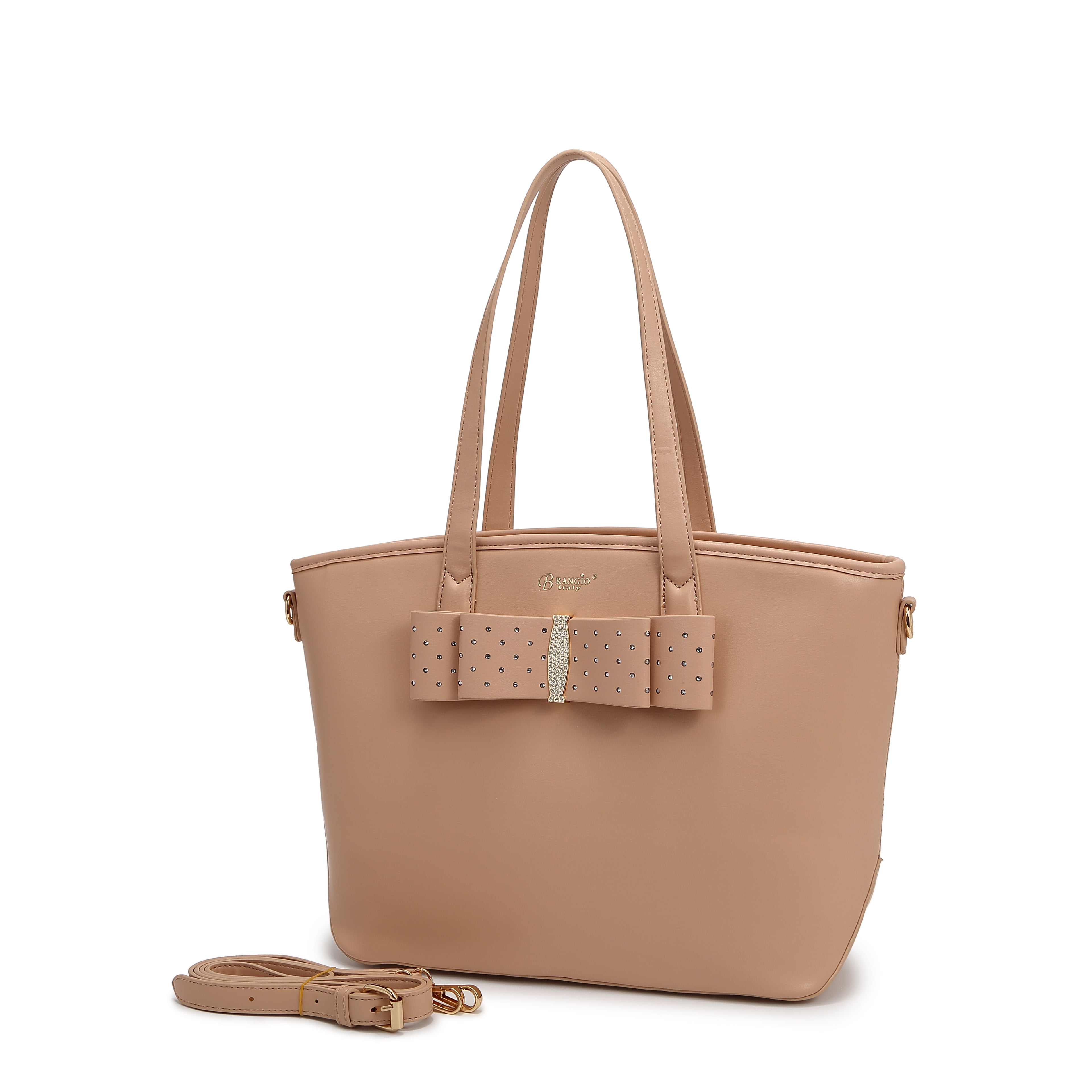 All Rhinestone Covered Hand Tote main image 0