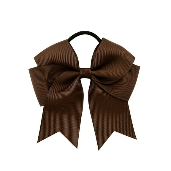 Ribbon Satin Fishtail Bow Hair Ties And Headbands Everyday Wear,Brown One Size
