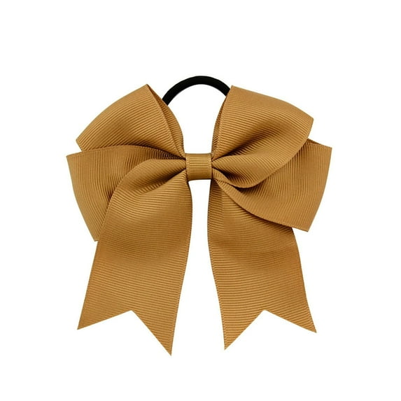 Ribbon Satin Fishtail Bow Hair Ties And Headbands Everyday Wear,Gold One Size