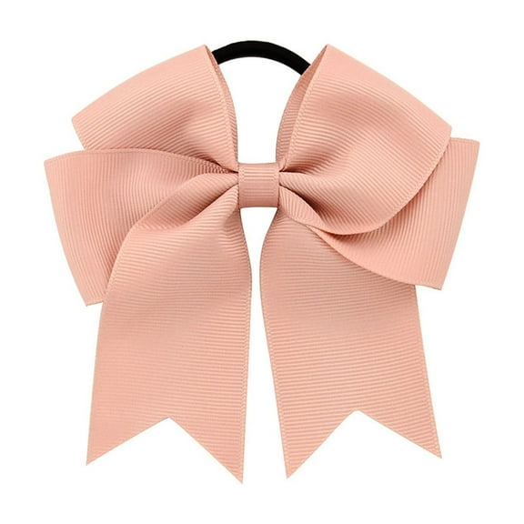 Ribbon Satin Fishtail Bow Hair Ties And Headbands Everyday Wear,Rose Gold2 One Size