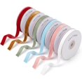 Ribbon Set for Christmas 3/8 inch x 6 Rolls - Walmart.com