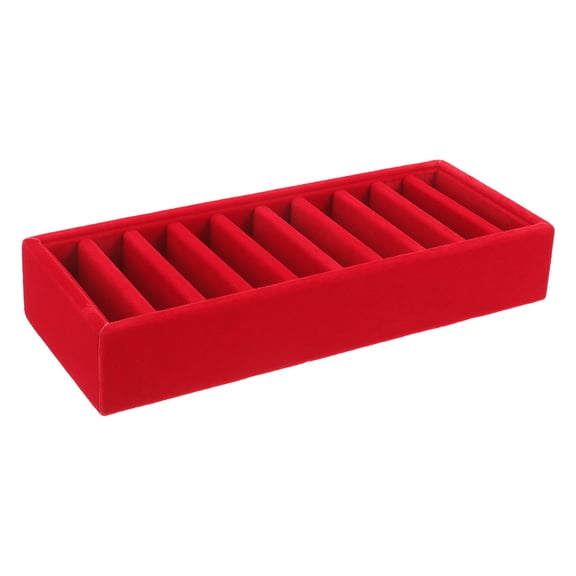 FENGGUIQU Red Velvet Ribbon Holder Compact Design for Various Lengths of Ribbons