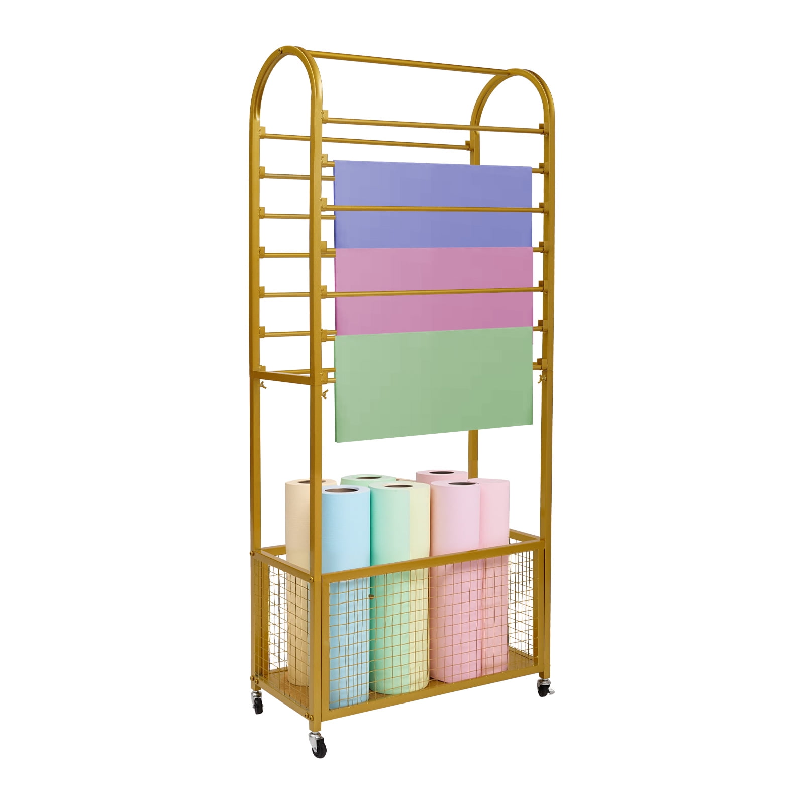 Ribbon Storage Rack, Gold, Great for Homes, Dyeing Factories, Flower ...