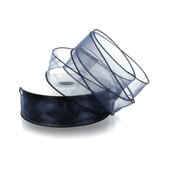 Ribbon Traditions 1.5" Wired Sheer Organza Ribbon