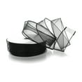 thumbnail image 1 of 1.5" Wired Sheer Organza Ribbon 030 Black 10 Yard, 1 of 3