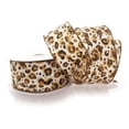 thumbnail image 1 of Ribbon Traditions 2 1/2" Wired Ribbon Cheetah Animal Print - 10 Yards, 1 of 4