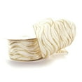 thumbnail image 1 of Ribbon Traditions 2 1/2" Wired Ribbon Gold Glitter Wave - 10 Yards, 1 of 2