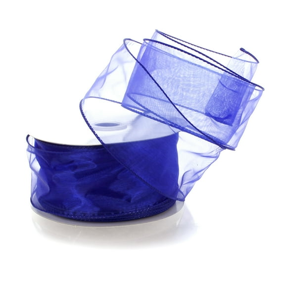 Ribbon Traditions 2.5" Wired Sheer Organza Ribbon