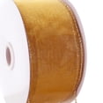 thumbnail image 1 of Ribbon Traditions 7/8" Wired Sheer Organza Ribbon Old Gold 50 Yards, 1 of 5