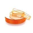 thumbnail image 1 of Ribbon Traditions 7/8" Wired Sheer Organza Ribbon Tangerine 10 Yards, 1 of 2
