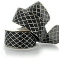 thumbnail image 1 of Ribbon Traditions Glitter Diamond Wired Ribbon 2 1/2" by 25 Yards  - Black, 1 of 3