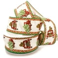 thumbnail image 1 of Ribbon Traditions Holiday Red Truck Wired Ribbon 2 1/2", 1 of 1