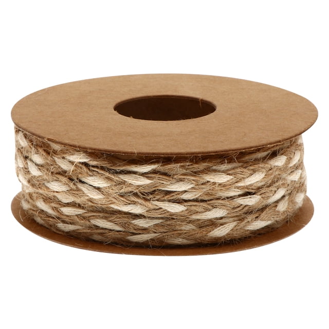 Natural Rope Ribbon Ribbon Twine Jute Rope Diy Burlap Crafts String Band Roll Hair Bow ...