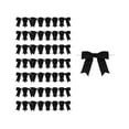 thumbnail image 1 of Ribbon Twist Tie Bows 50Pcs Mini Pretied Premade Craft Bows for Treat Bags Gift Wrapping Basket Wedding Baby Shower Brithday Party Supplies (Black), 1 of 6