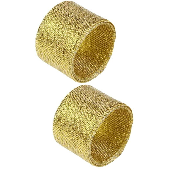 Ribbon Velvet Ribbons for Ties Gift Flash Metallic Crafts Gold Wrapping 2 Rolls